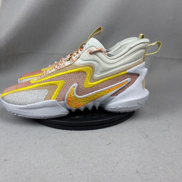 Nike Cosmic Unity 2 Basketball Shoe Gray Orange Size 10.5 DH1537-101 NWOB - Picture 2 of 10